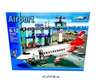 Конструктор арт. 61004/J2082 Аэропорт 703 дет. в кор._ Конструктор арт. 61004/J2082 Аэропорт 703 дет. в кор._