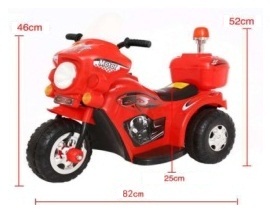 Детск. мотоцикл аккум. арт. DM7902" Красный