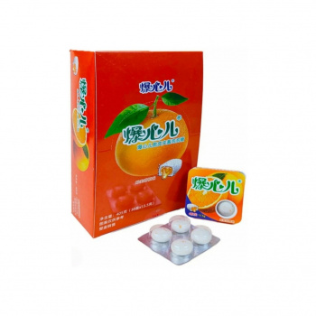 Жевательная резинка арт. 200129/200174 С начинкой "Апельсин" 13,5 г 30 шт. в кор.'*