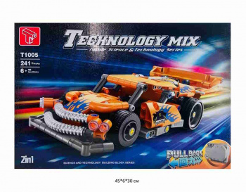 Конструктор арт. T1005 Автомобиль инерц. 241 дет. в кор.~ Конструктор арт. T1005 Автомобиль инерц. 241 дет. в кор.~