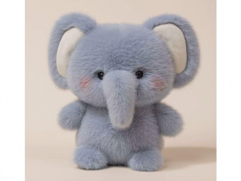 им Слон арт. YE250909-1-7 Серый розовые щечки 16 см в пак.) им Слон арт. YE250909-1-7 Серый розовые щечки 16 см в пак.)