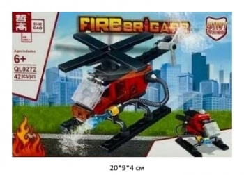 Конструктор арт. QL0272-5 Пожарная бригада 42 дет. в кор.~ Конструктор арт. QL0272-5 Пожарная бригада 42 дет. в кор.~