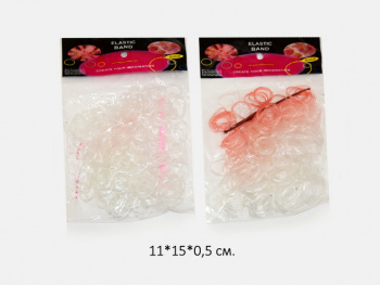 Набор для плетения арт. FHSM-505A Резиночки белые в пак._