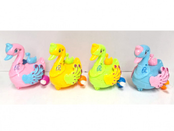 Зав. лебедь арт. 636 цвета микс (12шт) шоубокс=