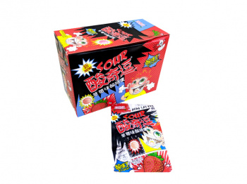 Конфета арт. 532460/532361 Кислая "Клубника" 26 г 20 шт. в кор.;/#