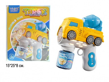 Пистолет арт. 333-36 Бетономешалка и мыльные пузыри в кор.• Пистолет арт. 333-36 Бетономешалка и мыльные пузыри в кор.•