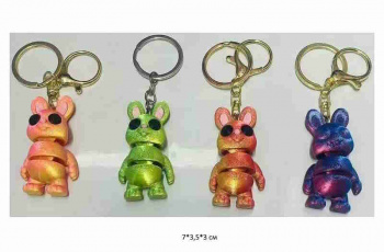 Брелок 3Д арт. 805164 Зайка подвижный в ассортименте в пак. Брелок 3Д арт. 805164 Зайка подвижный в ассортименте в пак.