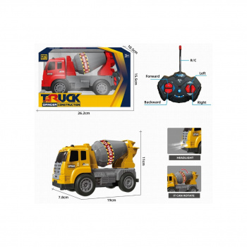 Бетономешалка на р/у арт. 118-3 Свет. в кор. 26,2*15,5*10,5
