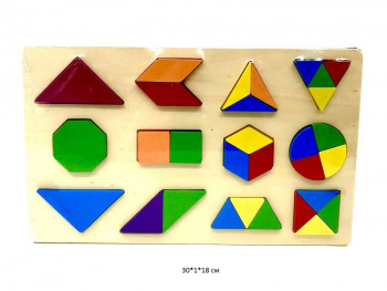 Деревянная игрушка арт. YDL-017 Сортер Фигуры в пленке_ Деревянная игрушка арт. YDL-017 Сортер Фигуры в пленке_