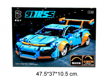 Конструктор арт. 10216 Автомобиль 1883 дет. в кор._/12 шт./