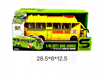 Автобус арт. JS162D Школьный на батар. в кор._ Автобус арт. JS162D Школьный на батар. в кор._