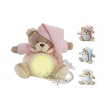 Ночник арт. 209368 им Медведь звук цвета микс в кор.