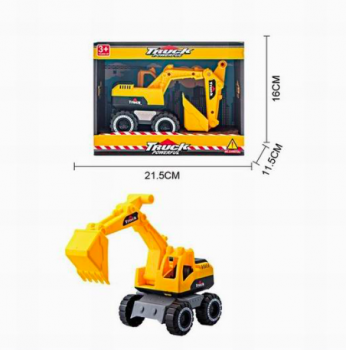 Экскаватор арт. Е55 Колесный инерционный 21,5*11,5*16 в кор._