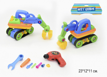 Машина констр. арт. 25397RES" Экскаватор и дрель в пакете