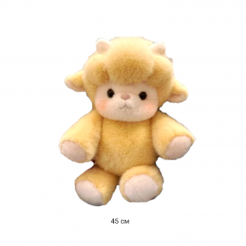 им Овечка арт. 268-3-2-209 Желтая Бегающая 45 см в пак.