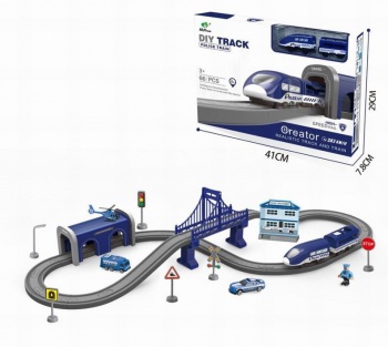 Железная дорога арт. AU1882 "Экспресс" 66 дет. в кор. 41*7,8*29