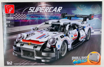 Конструктор арт. T3006 Автомобиль 448 дет. в кор.~_/36 шт./