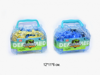 Трансформер арт. 259-15/259-14/88-21 Машина-динозавр в кейсе=