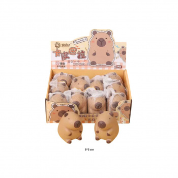 Антистресс арт. JT-507 Капибара 8 см (12 шт.) шоубокс