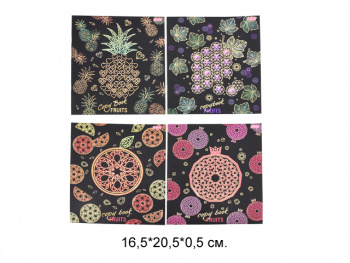 кц_Тетрадь 46л. клетка арт. 7048-597 "Фрукты" в ассортименте (12 шт.) упаковка