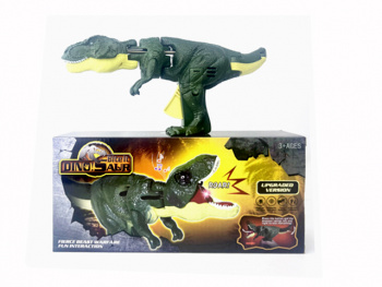 Оружие арт. 588-1 Пистолет "Динозавр" на батар. свет, звук в кор.=