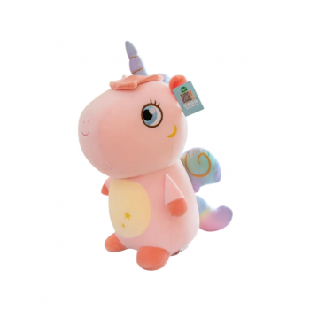 им Единорог арт. 209382 Розовый сидит 70 см в пак.