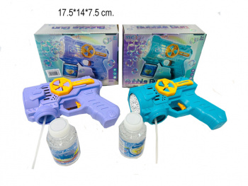 Пистолет арт. 333-50 Бластер на батар. и мыльные пузыри в кор._/96 шт./