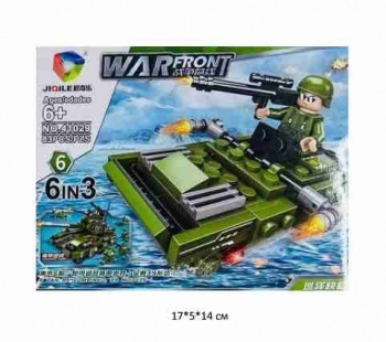 Конструктор арт. 41029-6 Военная техника 83 дет. в кор.~