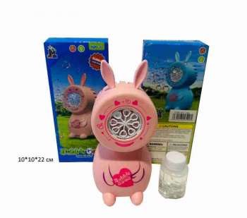 Генератор арт. 599 Зайка на батар. свет, мыльные пузыри в кор.• Генератор арт. 599 Зайка на батар. свет, мыльные пузыри в кор.•