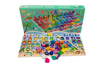 Деревянная игрушка арт. 1902-34/2181-160 Набор логическая игра в кор.)_