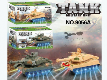 Танк арт. 9056A На батар. свет, звук в кор.= /120 шт./ Танк арт. 9056A На батар. свет, звук в кор.= /120 шт./