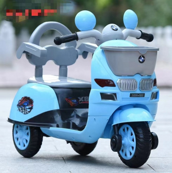 Детск. мотороллер аккум. арт. 918-2 Голубой в кор. 90*38*60 Детск. мотороллер аккум. арт. 918-2 Голубой в кор. 90*38*60