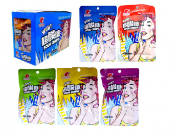 Конфета арт. 592181 Кислая "Микс вкусов" 22 г в пак. 20 шт. в кор.*