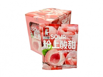 Конфета арт. 440022/440053 Кислая "Персик" 28 г 20 шт. в кор.' Конфета арт. 440022/440053 Кислая "Персик" 28 г 20 шт. в кор.'