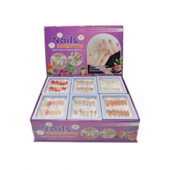 Набор для маникюра арт. CR-2 Ногти накладные ассорти 1шт. в кор. (12 шт.) упаковка_