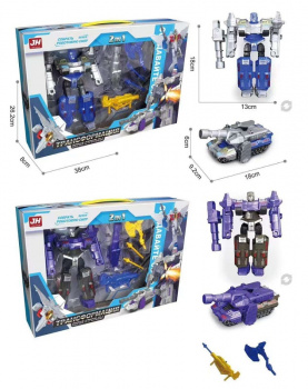 Трансформер арт. A688-70-805 Робот-танк цвета микс в кор.
