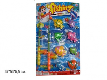 Рыбалка арт. 555-8" Набор 2 удочки 58*35 см на листе=