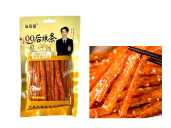 Соевое мясо арт. 926682 Остро-пряные жареные палочки с кунжутом 76 г 10 шт. желтая упаковка'#