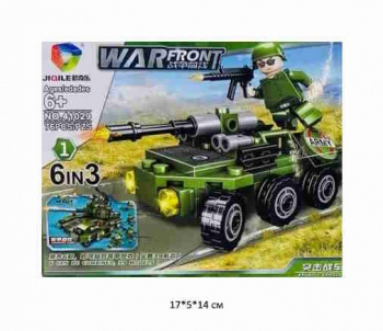 Конструктор арт. 41029-1 Военная техника 76 дет. в кор.~