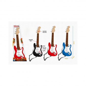 Гитара арт. 8821 На батарейках с плечевым ремнем в кор. 45,5*17,5*5