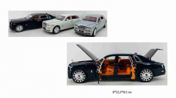 Модель металл. арт. M929S Роллс-Ройс свет, звук (4 шт.) шоубокс~