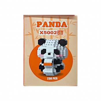 Конструктор арт. X5002-805 Микро Панда на утке 238 дет. в кор.
