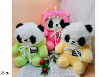 им Панда арт. YE251025-6 В комбинезоне 25 см цвета микс в пак.)