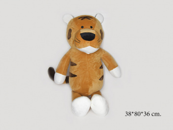 им Тигр арт. 80250 Рыжий 80 см в пак.