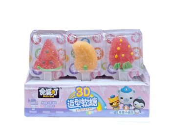 Мармелад арт. 530300/ На палочке "Фрукт" 15 г 30 шт. в открытой кор.*