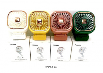 Вентилятор арт. XM66-36 Мини складной с USB цвета микс в кор._