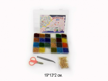 Набор для плетения арт. 17084/00286 Бисер с аксессуарами в кор.