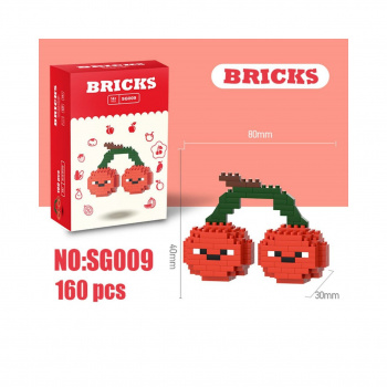 Конструктор арт. SG009-805 Микро Вишня 160 дет. в кор.