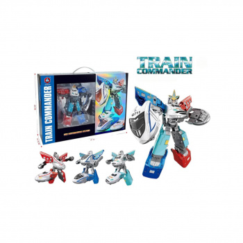 Трансформер арт. HD38 Робот-поезд Набор 3в1  3 шт. в кор. 59*8*34