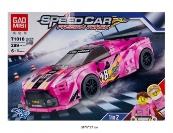 Конструктор арт. T1018 Автомобиль 289 дет. в кор.~ Конструктор арт. T1018 Автомобиль 289 дет. в кор.~